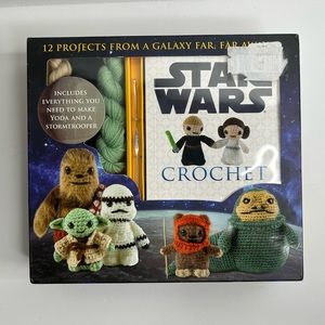 Star Wars Crochet Craft Kit Yoda & Stormtrooper 2016 New In Open Box